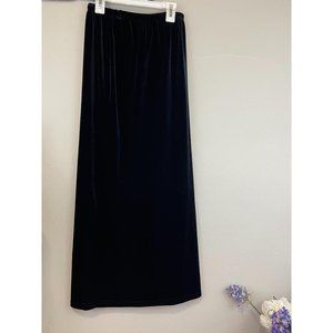 Women's Allyson II Maxi Skirt Black Velvet Elastic